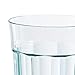 Rhapsody 16-ounce Faceted Plastic Water Tumblers | Turquoise Mist set of 8