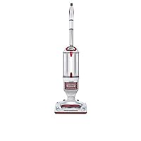 Shark Rotator Professional Upright Corded Bagless Vacuum for Carpet and Hard Floor with Lift-Away Hand Vacuum and Anti-Allergy Seal (NV501), White with Red Chrome