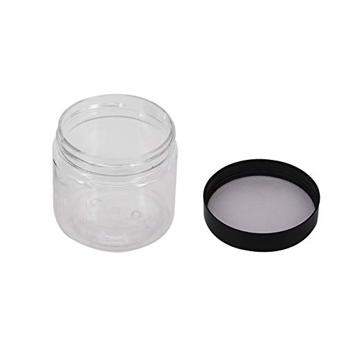 20 pack 2 OZ Round Clear Plastic Slime Jars With Lids, PET Containers, Storage Jars, Travel Jars For Cosmetic, Makeup, Organization by ZMYBCPACK - Thumbnail 2
