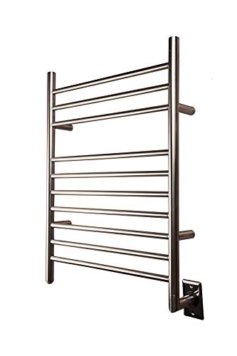 HEATGENE Hot Towel Warmer for Bath Radiant Hardwired Heated Drying Rack Mirror Polish