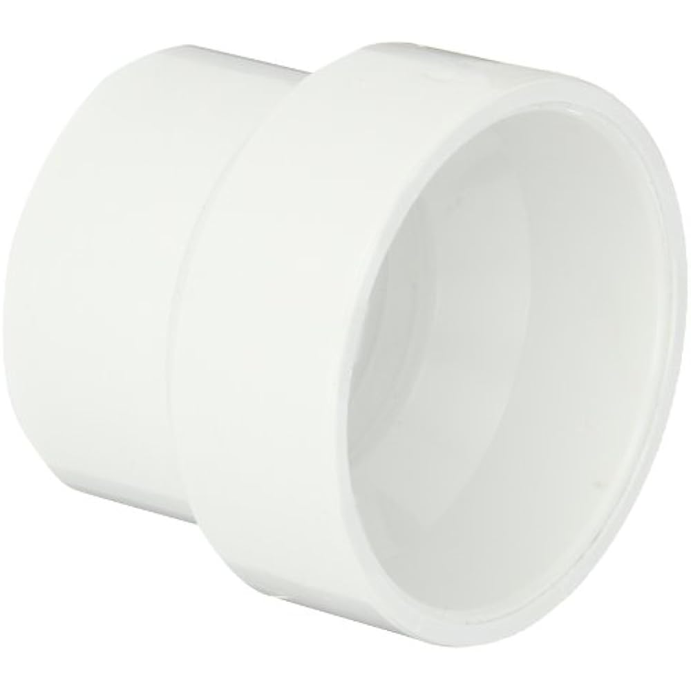 Spears P102 Series PVC DWV Pipe Fitting, Reducing Coupling, 2" X 11/2