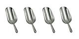 Winco 4 Pack 5 Oz. Aluminum Multi-Purpose Scoop Commercial Grade Quality