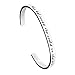 Kendasun Jewelry She believed she could so she did Inspirational Bracelet Cuff Bangle (Silver tone standard size)