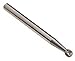 Forney 60135 Tungsten Carbide Burr with 1/8-Inch Shank, Ball Shaped, 1/8-Inch,Dark Grey