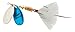 Mepp's BD3TSBLP-W Double Blade Aglia Dressed Treble In-Line Spinner White
