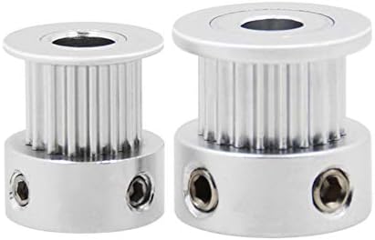 3D Printer Parts and Accessories,dezirZJjx GT2 20/16 Teeth Bore 5/6/6.35/8mm 3D Printer Timing Pulley for GT2-6mm Belt - 16T 6B