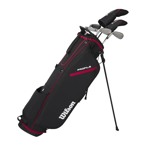 Wilson PROFILE HALF SET MEN GRA, Red/Black/Silver, Red/Black/Silver