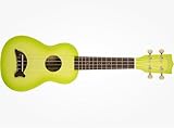 Kala Makala Dolphin Soprano Ukulele (Green Apple Burst)