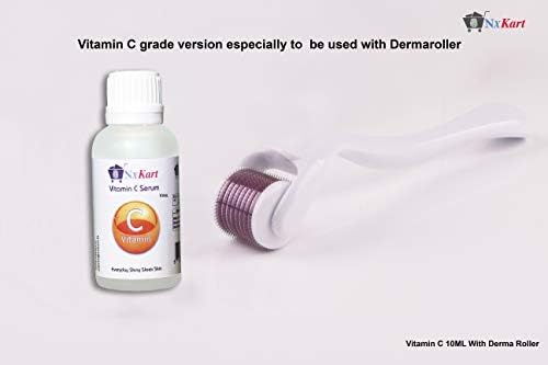 NxKat Dermaroller 540 Titanium Needle with Vitamin C Serum (1.0)