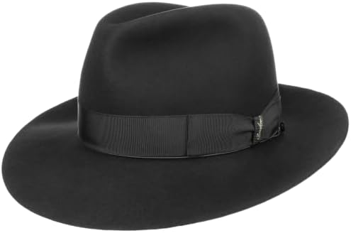 Borsalino Classic Fedora Hat at Amazon Men's Clothing store