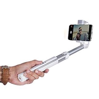 Robobull Optimus Multi-Function Selfie Stick, Extendable Selfie Stick with Tripod,Bluetooth Operated &amp; Wireless Remote (Black)