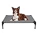 Veehoo Cooling Elevated Dog Bed, Portable Raised Pet Cot with Washable & Breathable Mesh, No-Slip Rubber Feet for Indoor & Outdoor Use, Medium, Silver Graythumb 1