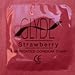 GLYDE Strawberry Flavored Ultra Thin Condoms - 12 Count - Organic Flavor Extract, Ultra-Thin, Vegan, Non-Toxic, Medium Size Natural Rubber Latex, 53mm Yummy Standard Fit