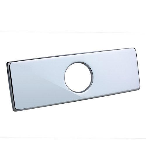 Lightinthebox Bathroom Sink Vessel Vanity Chrome Bath Tub Faucet Cover Kitchen Sink Faucet 4" Hole Cover Deck Plate Lavatory Basin Faucet Accessories