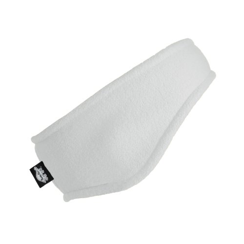 Turtle Fur Double-Layer Bang Band, Chelonia 150 Fleece Headband,White,One Size