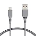 Amazon Basics MFi-Certified USB-A to Lightning Cable for Apple iPhone and iPad - 3 Feet (0.9 Meters), Gray