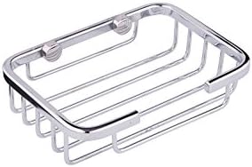 SILOKO Drilling Stainless Soap Dish Saver Sponge Holder for Bathroom&amp;Kitchen Quartet