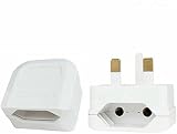 Mr.Gadget's Solutions 5A EU to UK Plug Converter 2 to 3 Pin White view 5