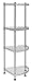 Muscle Rack WSCR121235-4S 4-Shelf Steel Wire Corner Shelving Unit, 12