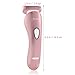 Frcolor Women Electric Shaver, Ladies Electric Razors Body Hair Removal Epilator Cordless Waterproof Bikini Trimmer, Wet or Dry Shaver
