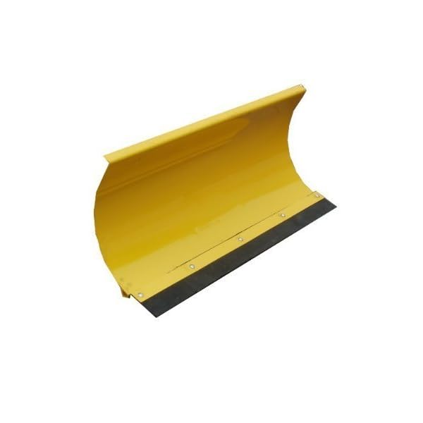 Universal Schneepflug Schneeschild Räumschild Gelb/Breite: 150 cm/Höhe: 40 cm / 3-stufig verstellbar/für Einachser Rasentraktor-Trecker