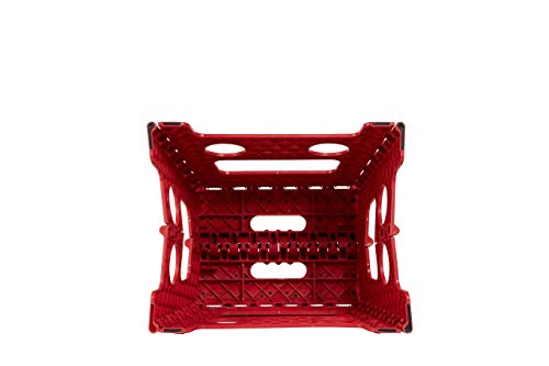Inspired Living Step Heavy Duty folding-stools, 13" High, RED
