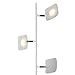Brightech Tree Floor Lamp for Living Rooms & Offices, Dimmable Standing Lamp for Bedroom Reading, LED Spotlight Floor Lamp, Tall Lamp with Adjustable Panels for Minimal Space Use - White