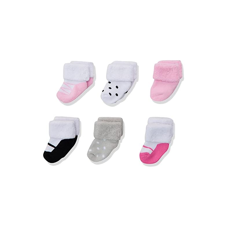 Luvable Friends Unisex Baby Newborn and Baby Socks Set