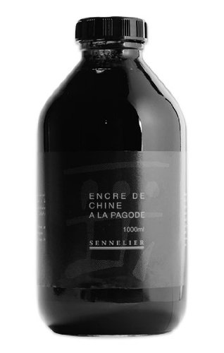 Sennelier China Ink (India Ink) 125ml Bottle