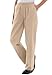 Only Necessities Women's Plus Size Petite Pants In Soft Twill, The No Hassle