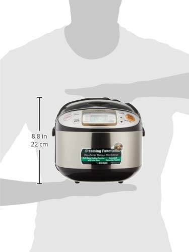 ZOJIRUSHI Rice Cooker NS-TSQ10 Stainless Steel Brown, 220-230V (Stainless Steel Brown) - Image 5