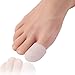 Dr. Frederick's Original Soft Gel Toe Protectors for Men & Women - 6 ct - Toe Caps for Foot Pain Relief - Sleeves for Ingrown Toenails, Corns, Calluses, and Blisters - Medium - White