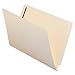 Smead End Tab Fastener File Folder, Shelf-Master Reinforced Straight-Cut Tab, 1 Fastener, Legal Size, Manila, 50 per Box (37110)