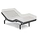 Fashion Bed Group S-Cape 2.0 Adjustable Bed Base with Wall Hugger Technology and Full Body Massage, Queen, Charcoal Gray