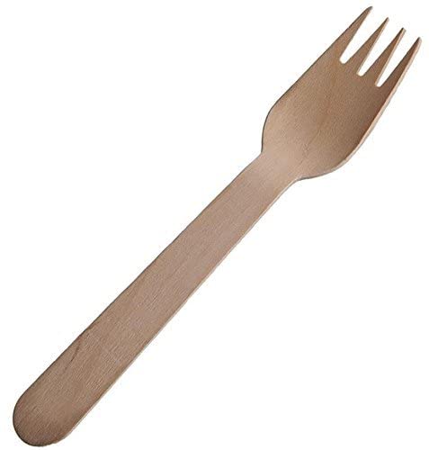 Wooden Fork, Disposable, Pack of 100