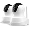 TENVIS Home Security Camera – 1080P FHD Pet Cameras (2-Pack), Home Security System with Motion Detection, Two-Way Audio…