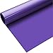 Heat Transfer Vinyl Roll Iron on HTV Transfer Vinyl for Hats, T-Shirts, Heat Press Machines(Purple,12 Inch x 5 Feet)