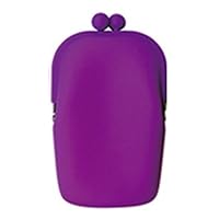 UDTEE 1PCS Fashionable And Creative Candy Color Multi-Purpose Silicone Coin Purse/Wallet/Credit Card /iPhone/Digital Camera Case/Key Bag/Pouch/ Holder,Purple Color