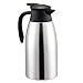BonNoces 68 Oz Stainless Steel Coffee Carafe/Thermal Carafe - Dust Proof Cover - Fully Sealed - 2L Large Double Wall Vacuum Insulation Thermos - Keep Drink Hot and Cold (Silver)