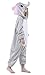 Newcosplay Unisex Children Elephant Pyjamas Halloween Kids Onesie Costume (125, Grey Elephant)