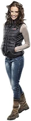 EXO2 ExoGlo 3 Shower Proof, Windproof and Breathable Heated Bodywarmer Vest Female BLACK Size 8