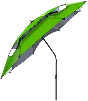 Yllnパラソル釣り傘 大きな釣り傘 厚い ユニバーサル ダブル 釣り 傘 高品質 釣り道具 釣り傘 日よけ釣り 雨 日焼け止め 風