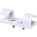 Large Cable Clips with Screw Attachment System | Reposition and Move Cables After Installation | Set of 20 | White - by Titan Grip