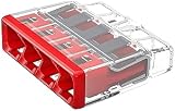 WAGO 2773-404 COMPACT Splicing Connector 4 Conductor 4mm2 Red Cover 80 pcs view 3