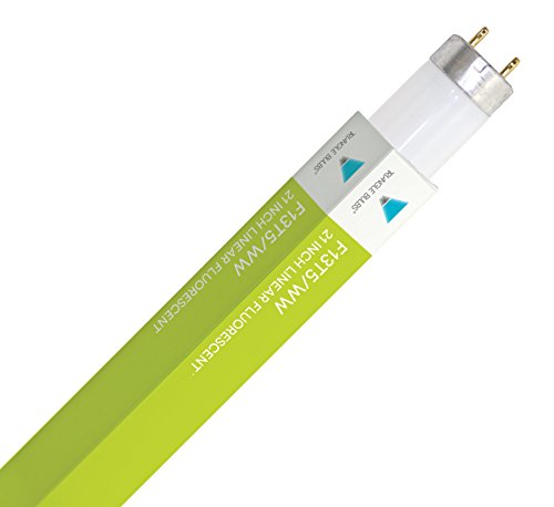 Triangle Bulbs T30031 (10 pack) - F13T5/WW, 13 Watt, T5, 3000K Warm White, 21" Straight Fluorescent Tube Light Bulb, 10 Pack (F13T5/WW - 21 inches Long)
