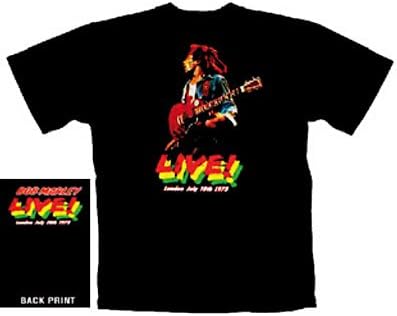 Bob Marley - T-shirt Live 75 - Taille XL
