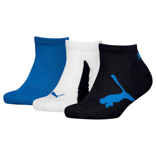 Chaussettes de sport unisexes pour enfant, Bleu marine/blanc/bleu fort, 35/38 EU