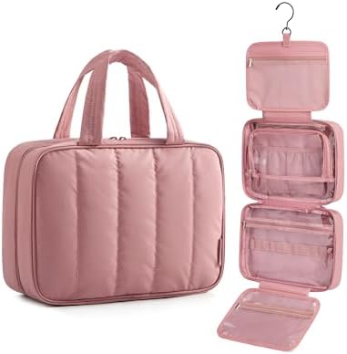 Amazon.com: BAGSMART Toiletry Bag Hanging Travel Makeup Organizer with TSA Approved Transparent Cosmetic Bag Makeup Bag for Full Sized Toiletries, Large-Pink : Beauty & Personal Care Amazon.com: BAGSMART Toiletry Bag Hanging Travel Makeup Organizer with TSA Approved Transparent Cosmetic Bag Makeup Bag for Full Sized Toiletries, Large-Pink : Beauty & Personal Care