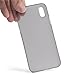 totallee iPhone X Case, Thinnest Cover Premium Fit Ultra Thin Light Slim Minimal Anti-Scratch Protective - for Apple iPhone X (2017) (Grey)