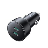 AUKEY USB C PD Car Charger, 36W Dual Power Delivery 3.0 Ports Adapter for Google Pixel 3/3 XL iPhone11/11 Pro/XS/XS Max Nintendo Switch Samsung Galaxy S10+ Airpods Pro and More